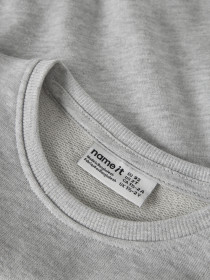 NAME IT Sweatshirt Tilde Light Grey Melange